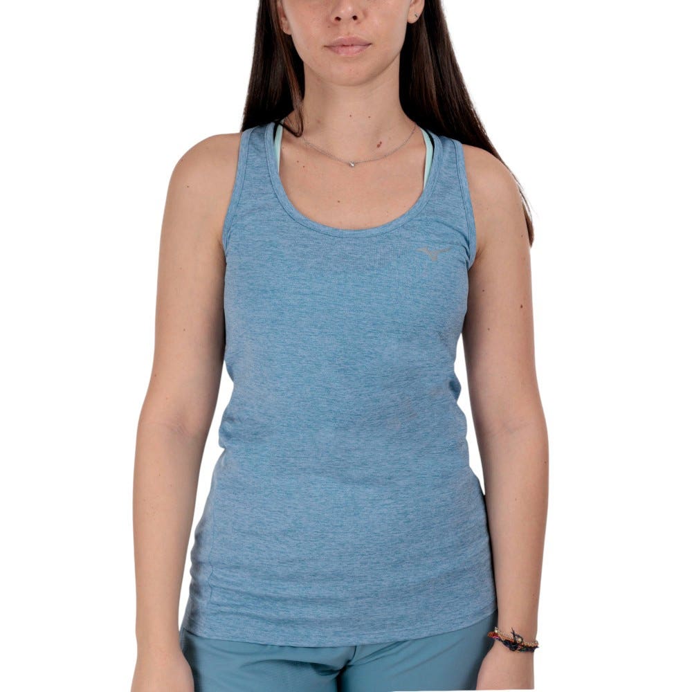 CAMISETA MIZUNO IMPULSE CORE MUJER GRIS
