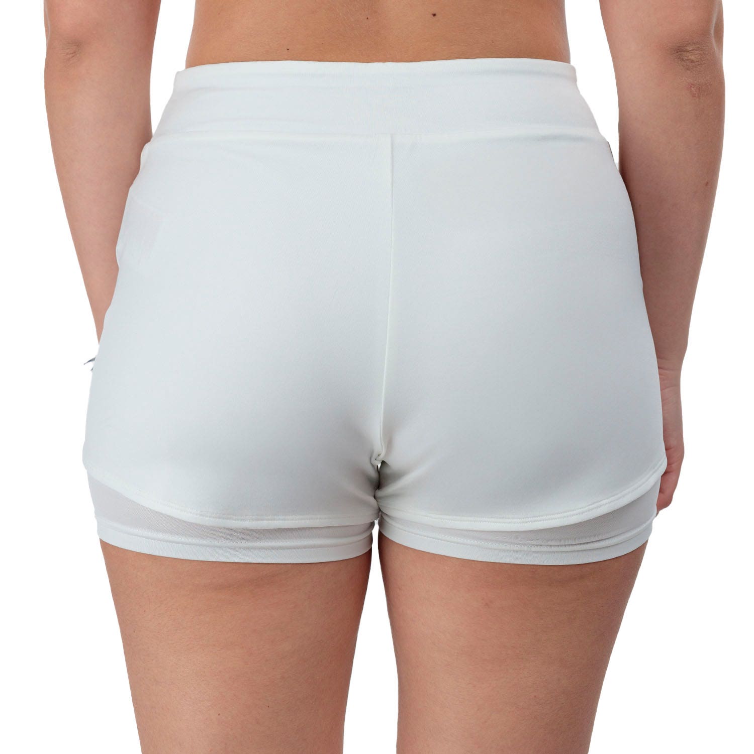 SHORT MIZUNO FLEX MUJER BLANCO