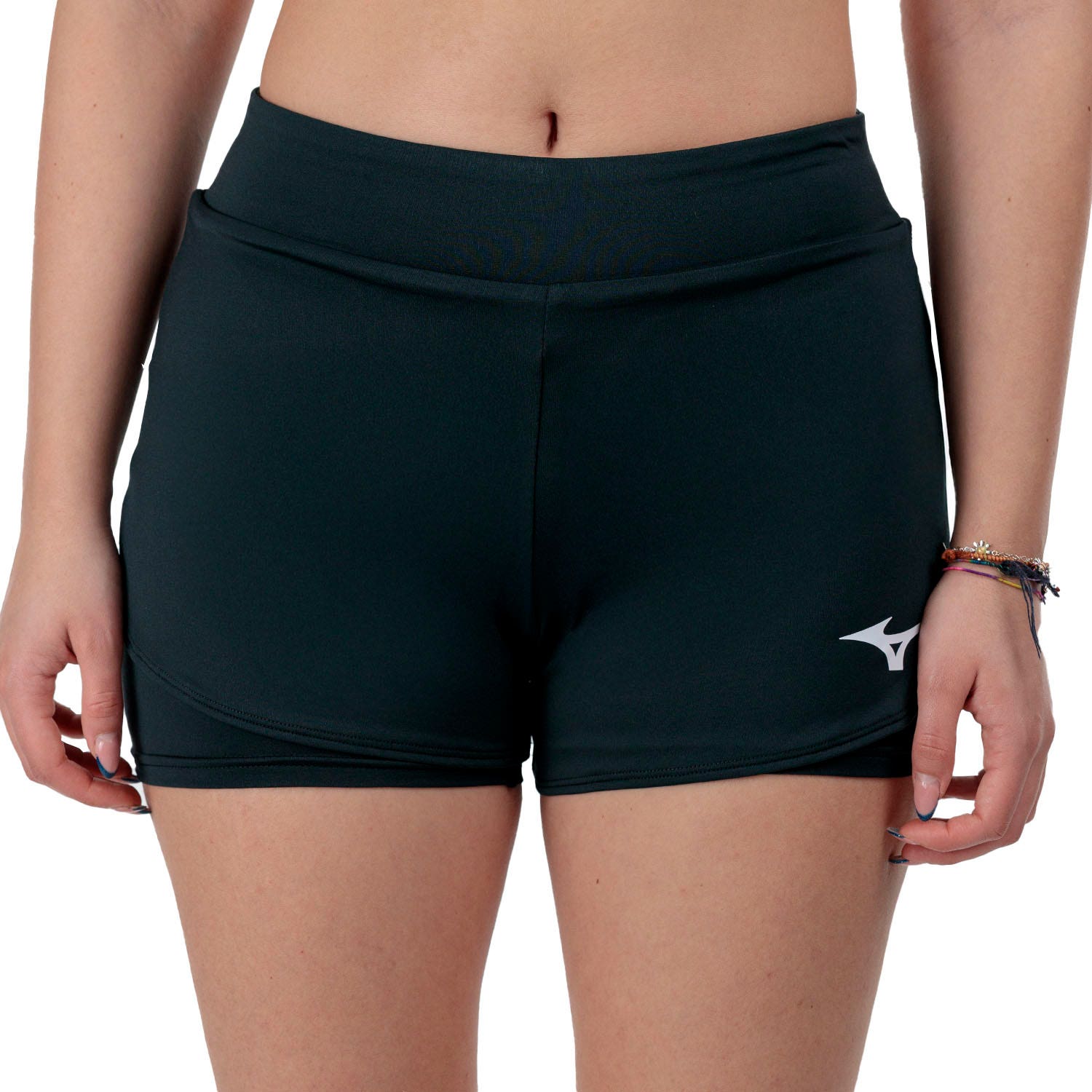 SHORT MIZUNO FLEX MUJER NEGRO