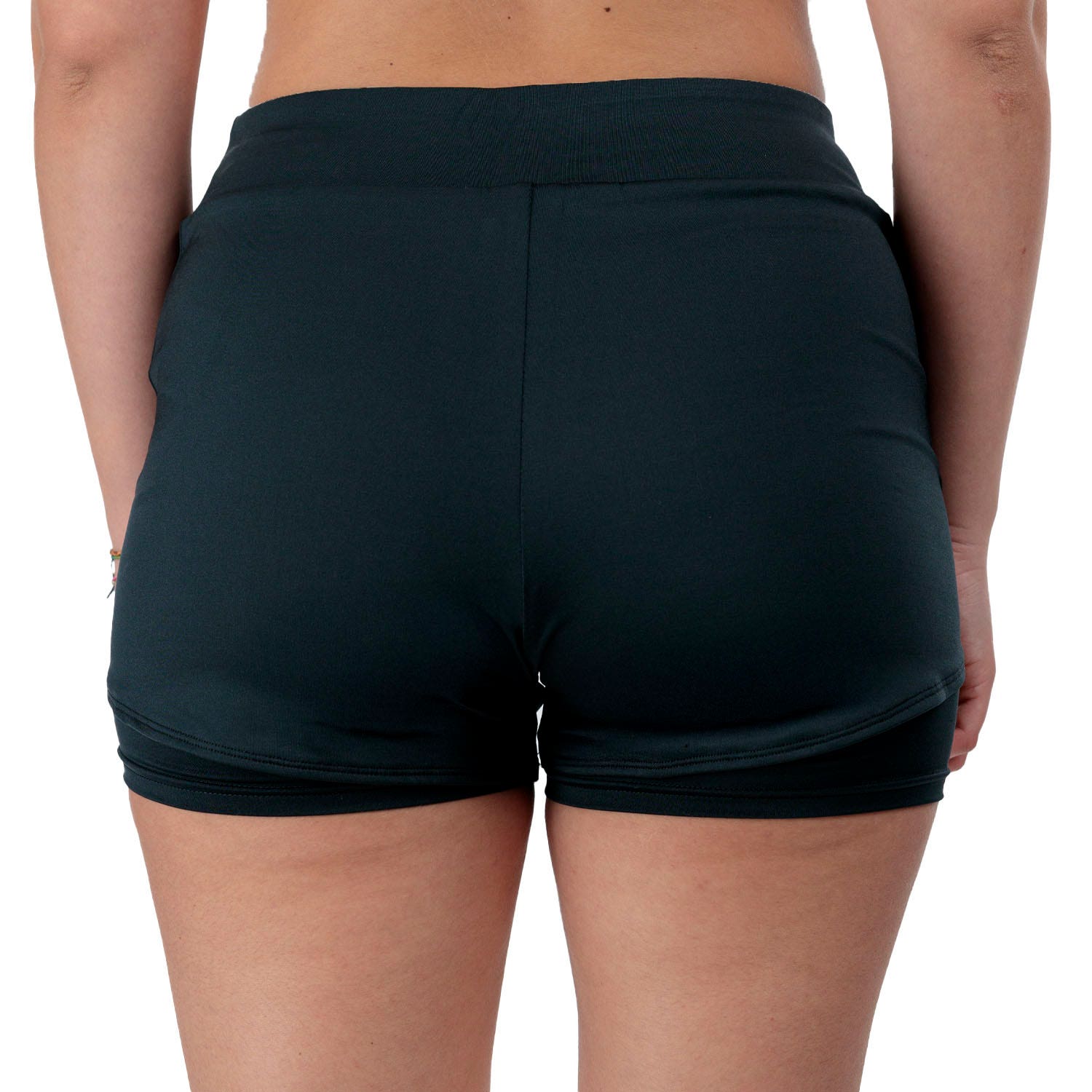 SHORT MIZUNO FLEX MUJER NEGRO