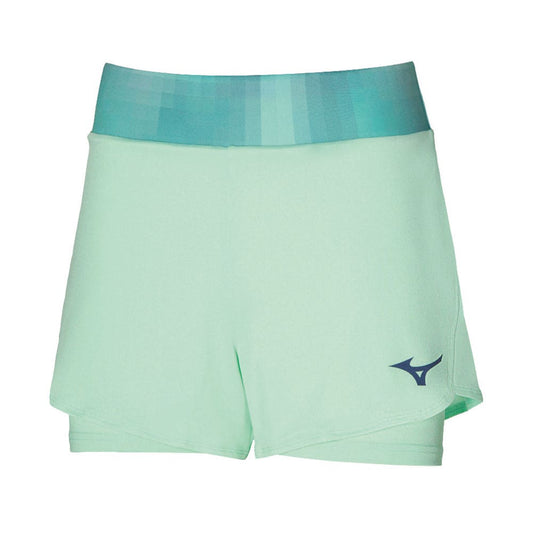 SHORT MIZUNO FLEX MUJER VERDE