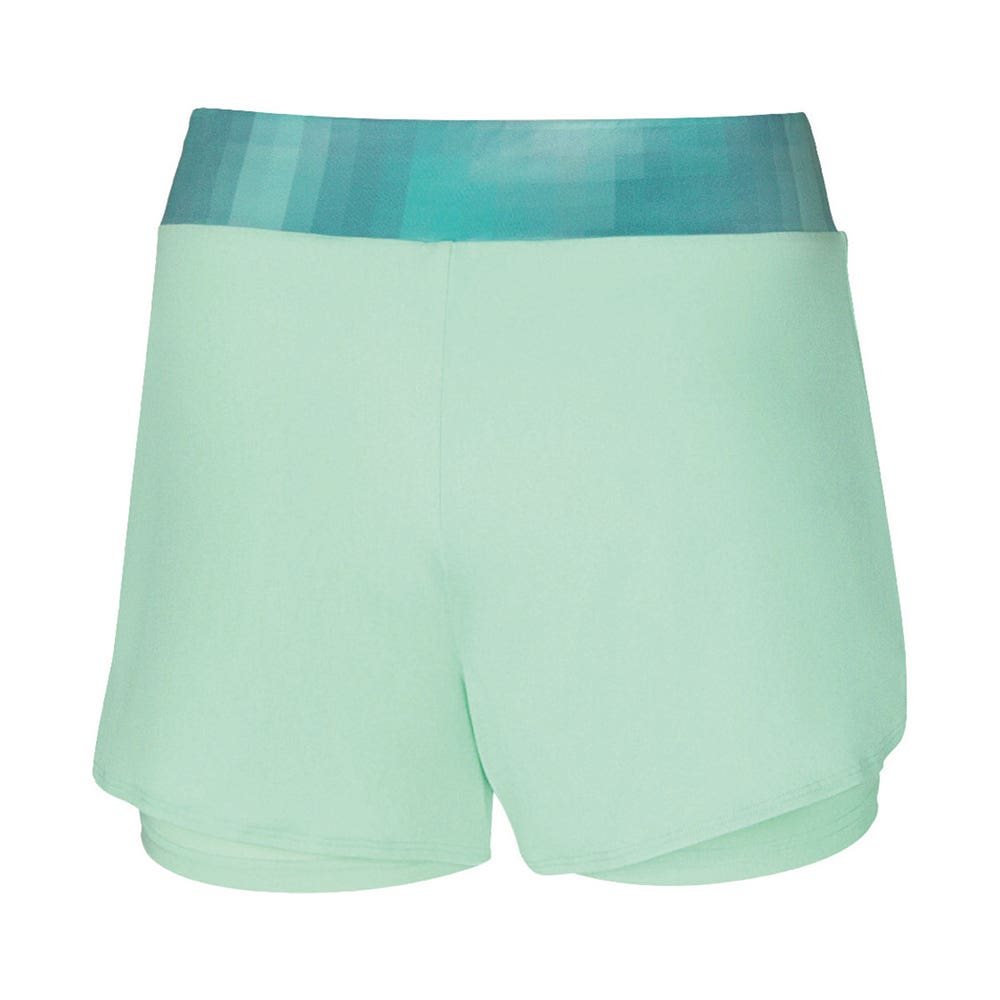 SHORT MIZUNO FLEX MUJER VERDE