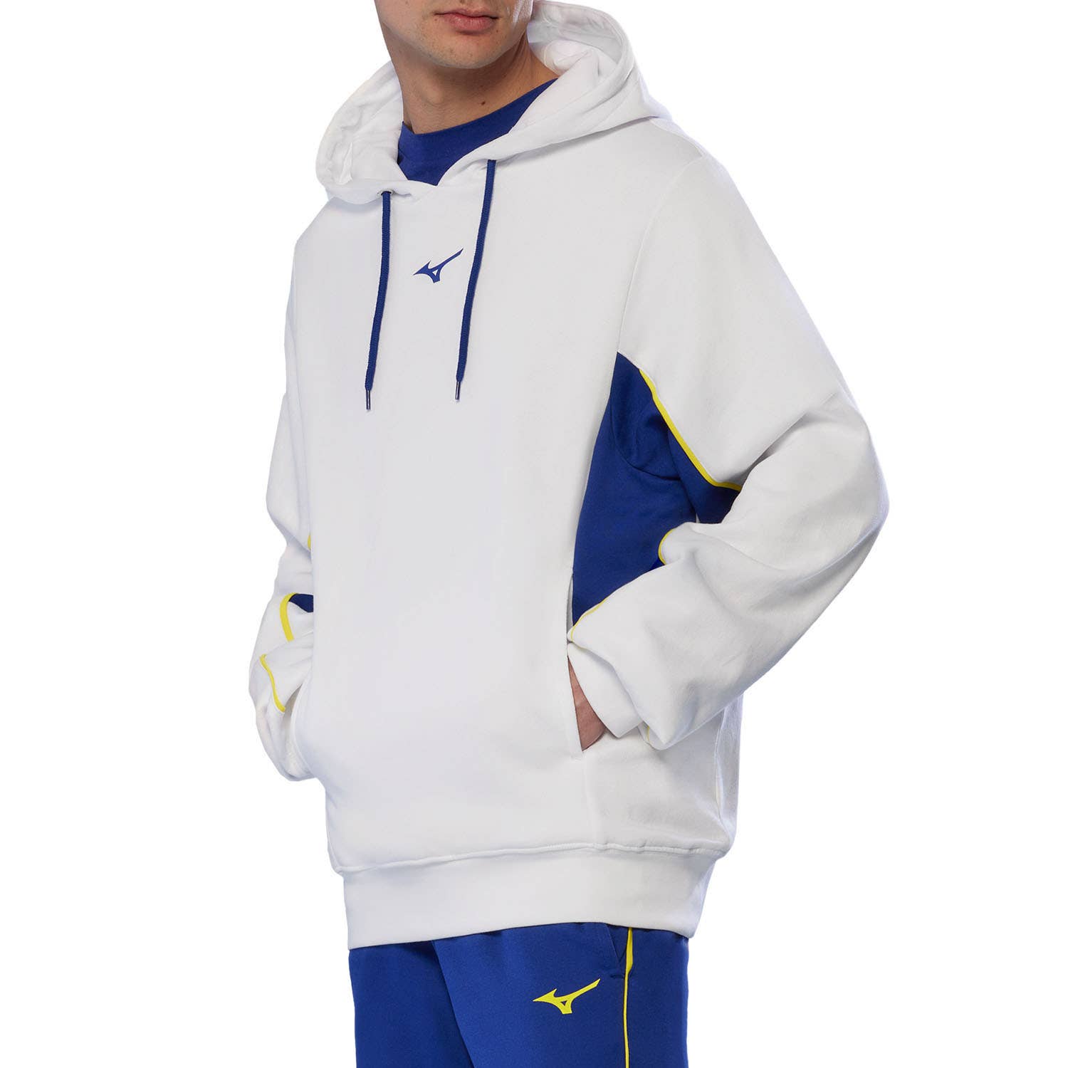 SUDADERA MIZUNO ATHLETICS BLANCO