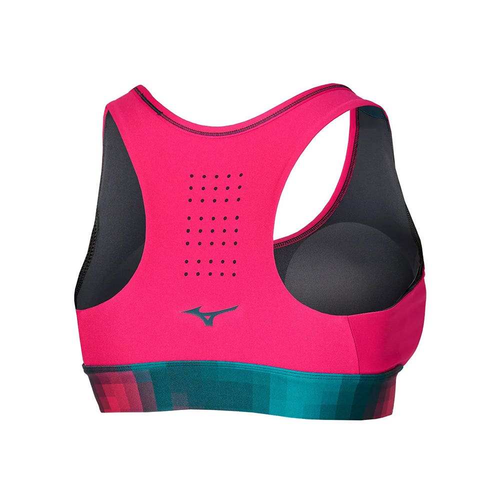 SUJETADOR DEPORTIVO MIZUNO FRONTIER MUJER ROSA