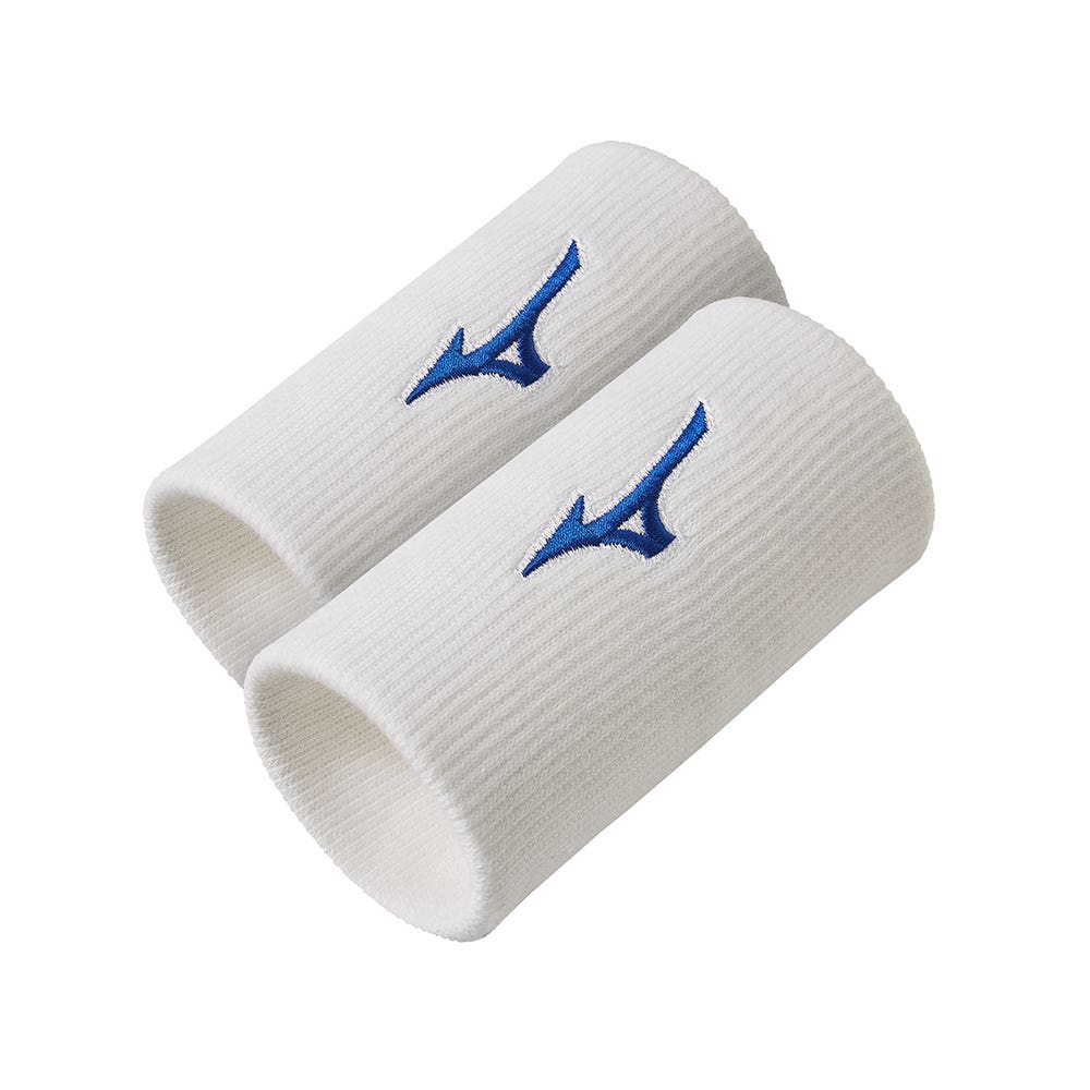 MUÑEQUERAS LARGAS MIZUNO UNISEX BLANCO