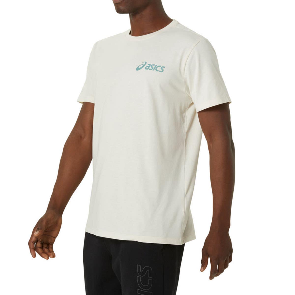 CAMISETA ASICS CHEST LOGO SS BEIGE