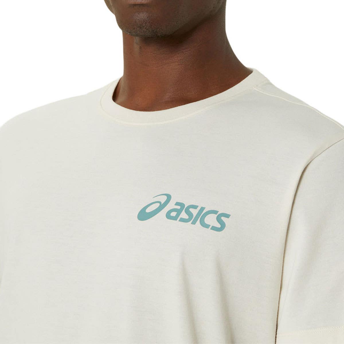 CAMISETA ASICS CHEST LOGO SS BEIGE