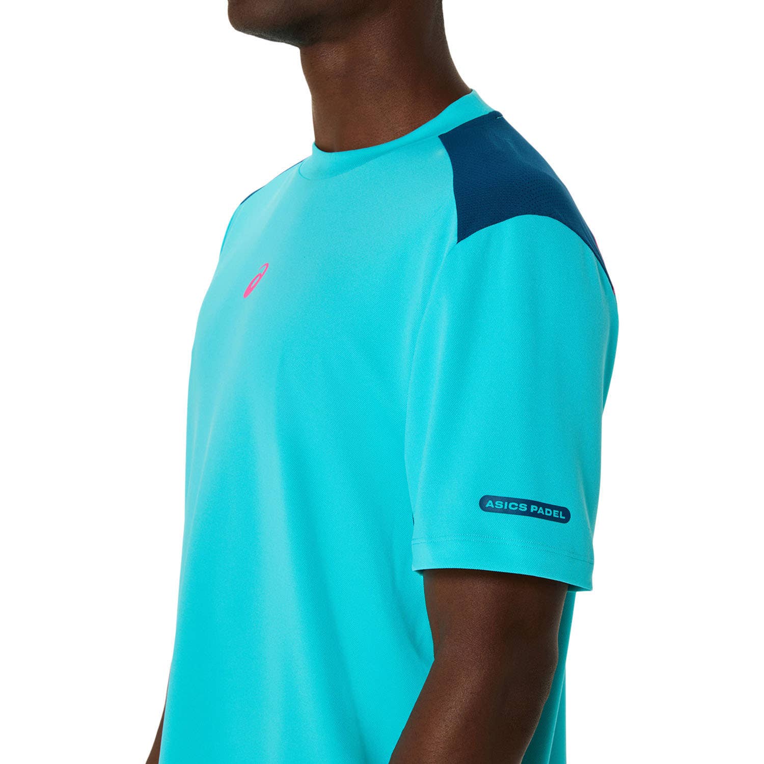 CAMISETA ASICS PADEL COURT SS AZUL CELESTE
