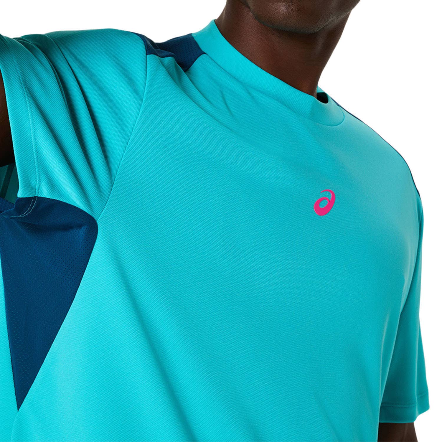 CAMISETA ASICS PADEL COURT SS AZUL CELESTE
