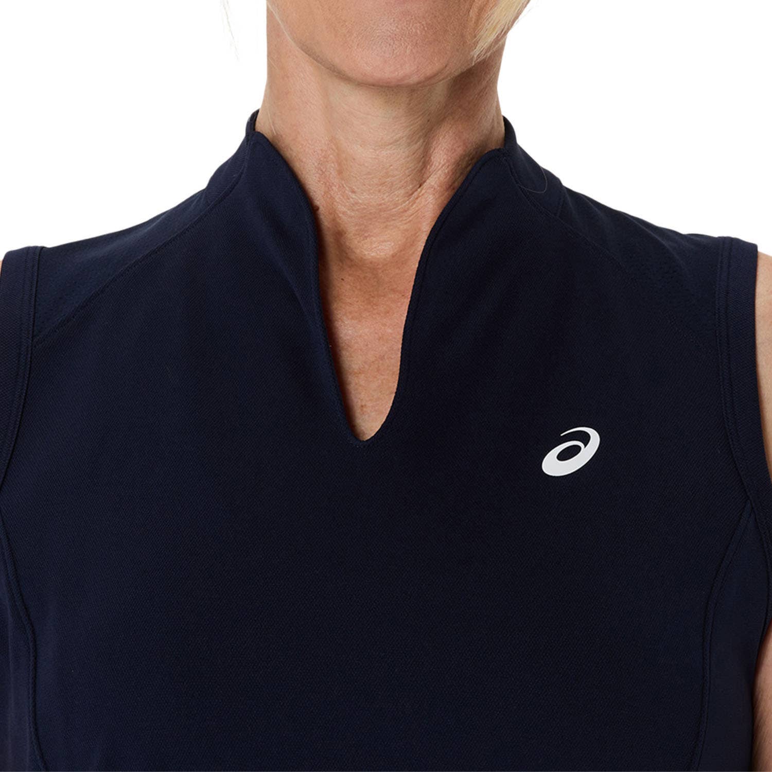 CAMISETA SIN MANGAS ASICS COURT MUJER AZUL OSCURO