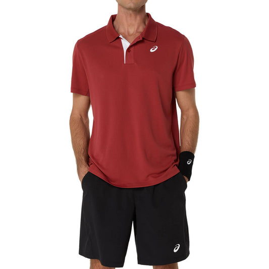 POLO ASICS COURT ROJO