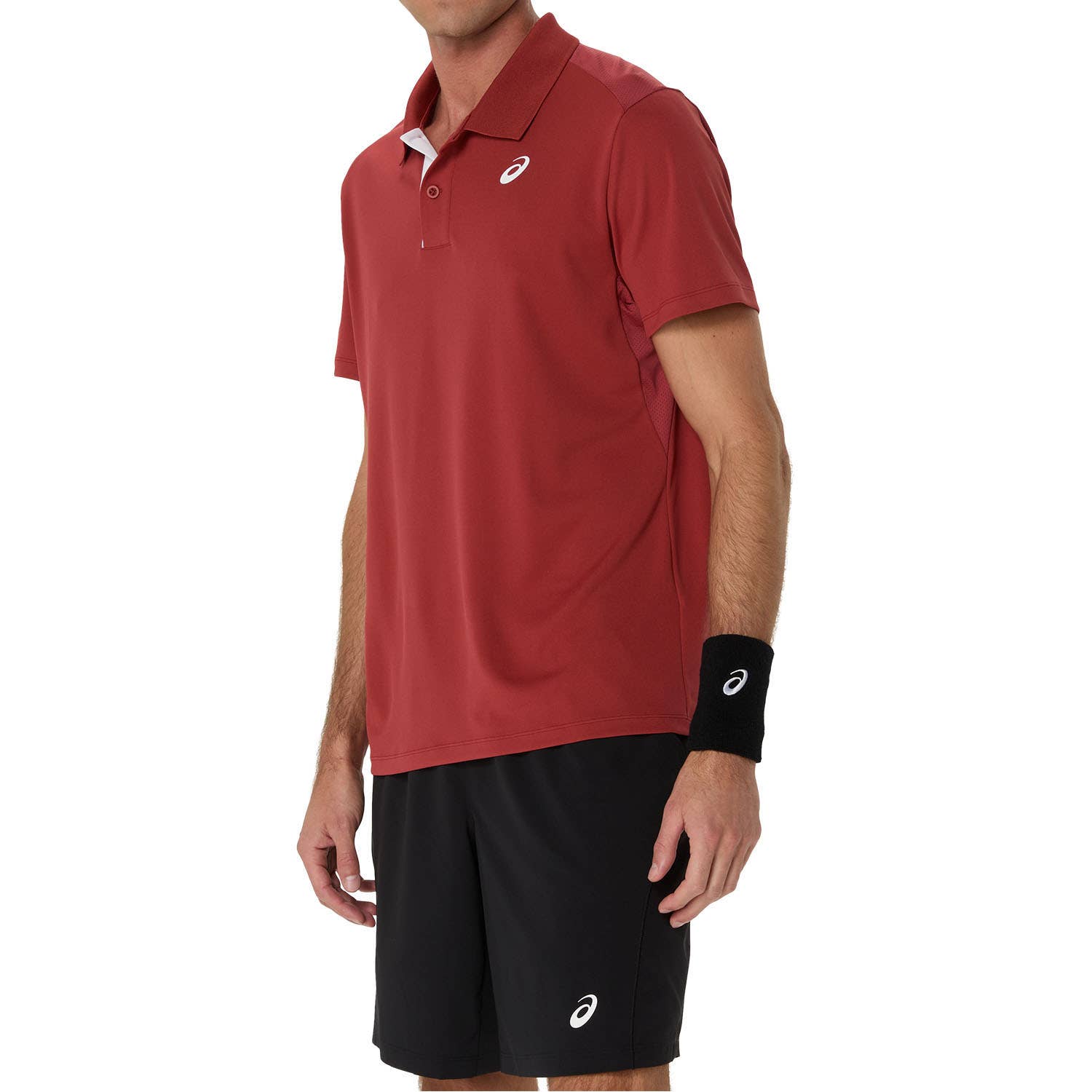 POLO ASICS COURT ROJO