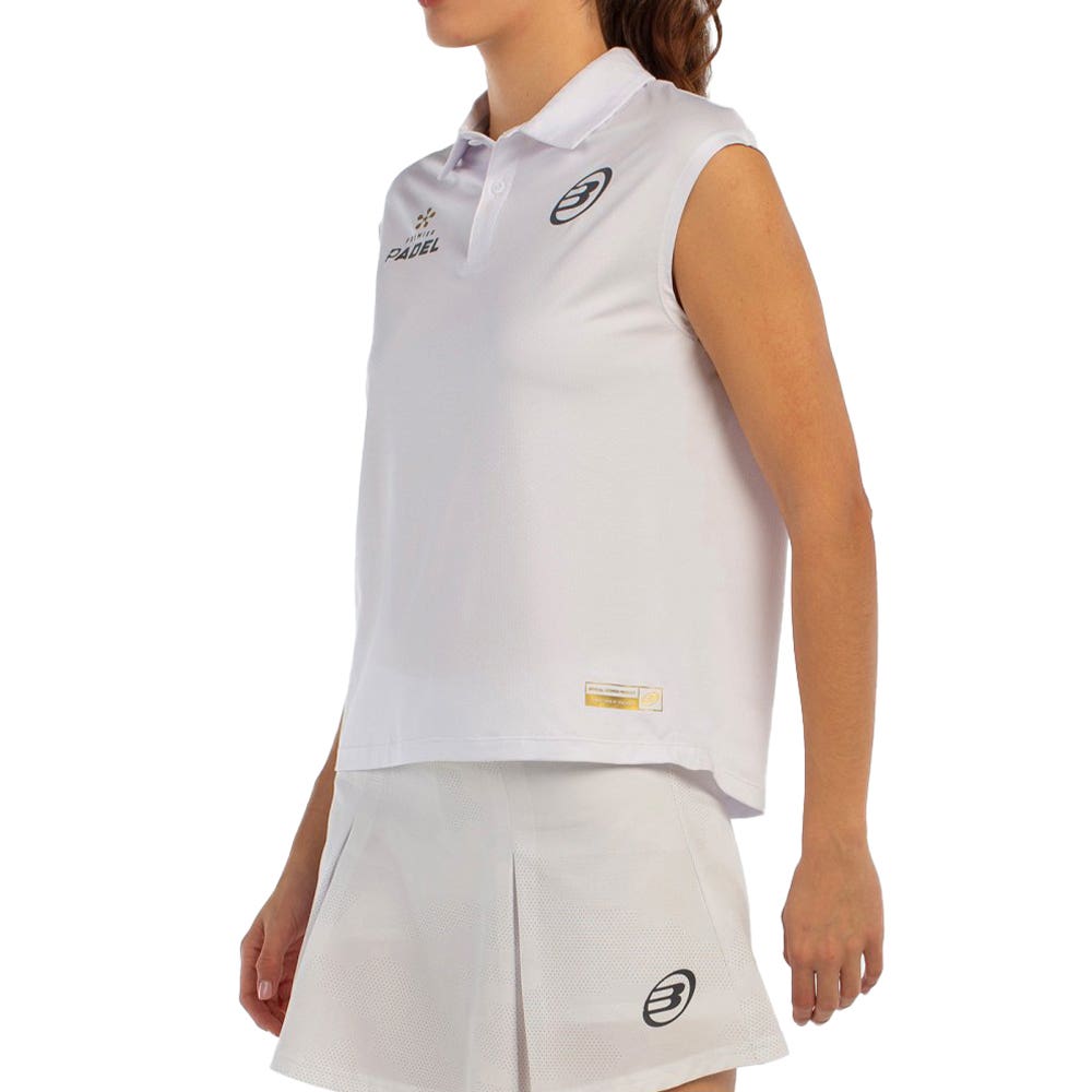 POLO BULLPADEL ACIDO MUJER BLANCO