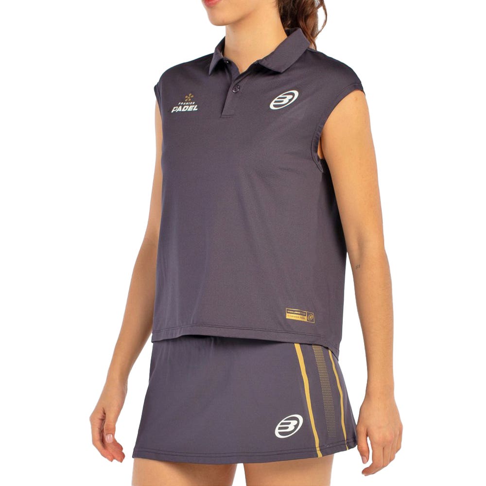 POLO BULLPADEL ACIDO MUJER GRIS