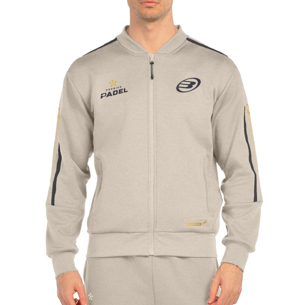 SUDADERA BULLPADEL BANDO BEIGE