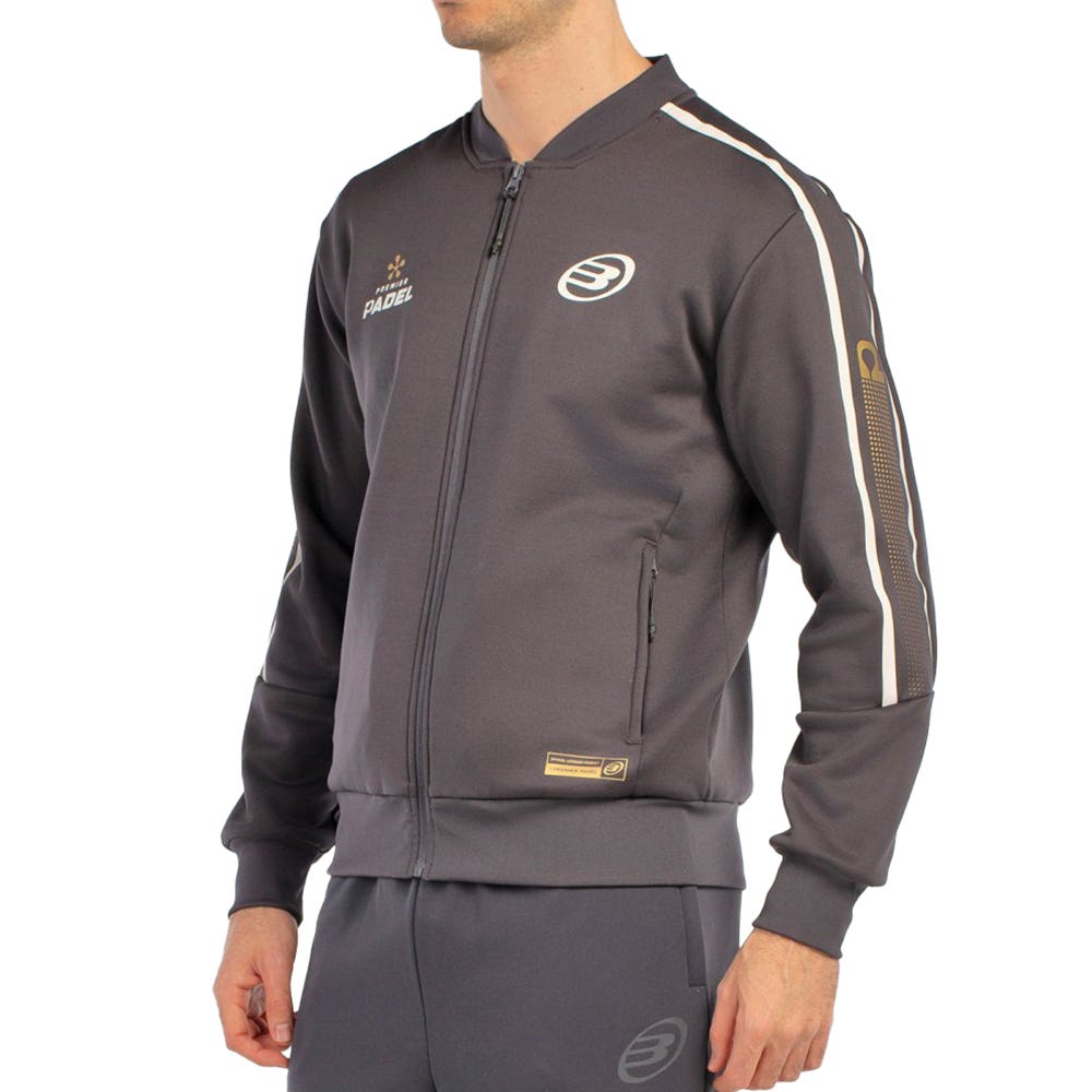 SUDADERA BULLPADEL BANDO GRIS