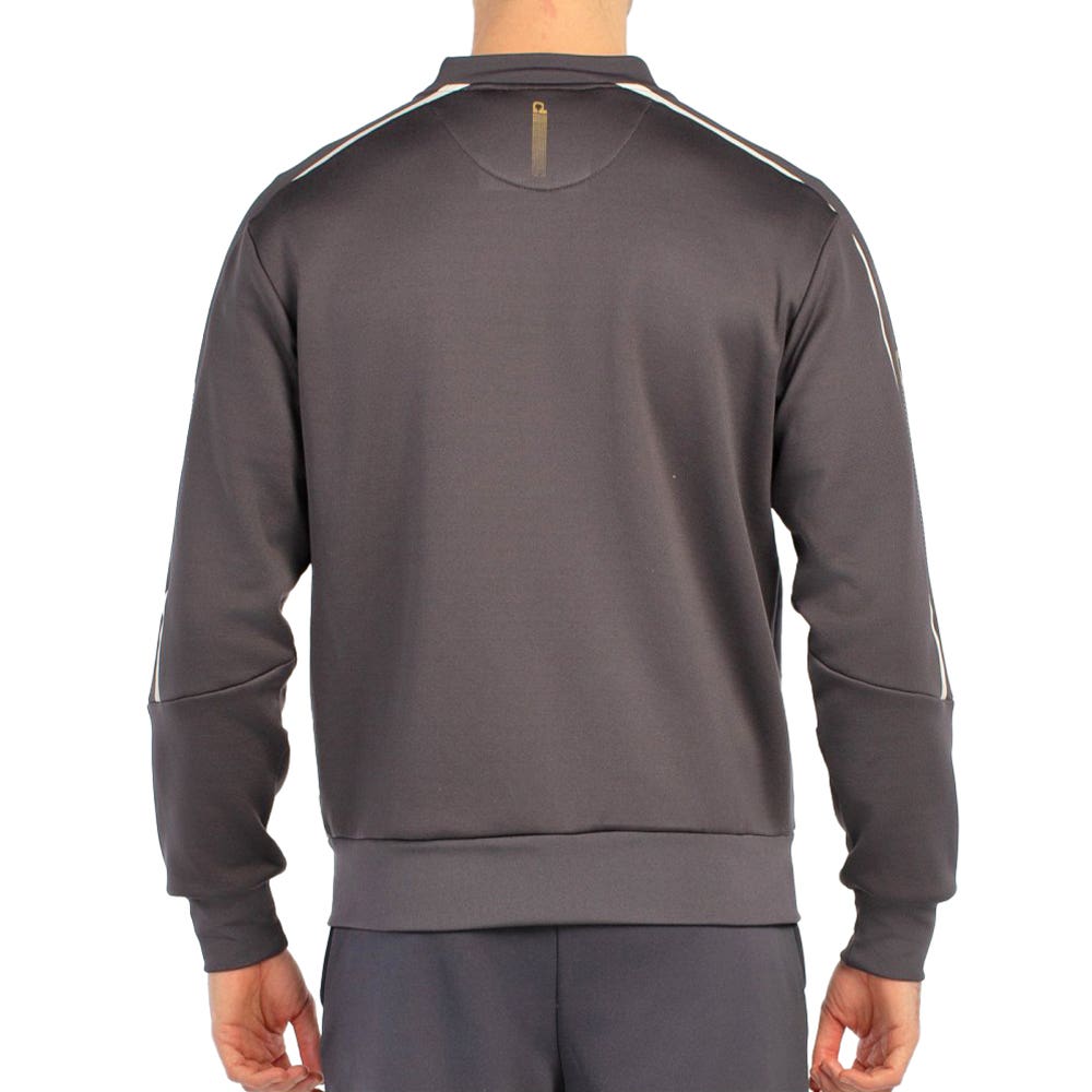 SUDADERA BULLPADEL BANDO GRIS