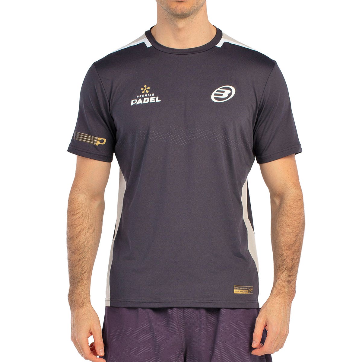 CAMISETA BULLPADEL BRECE GRIS