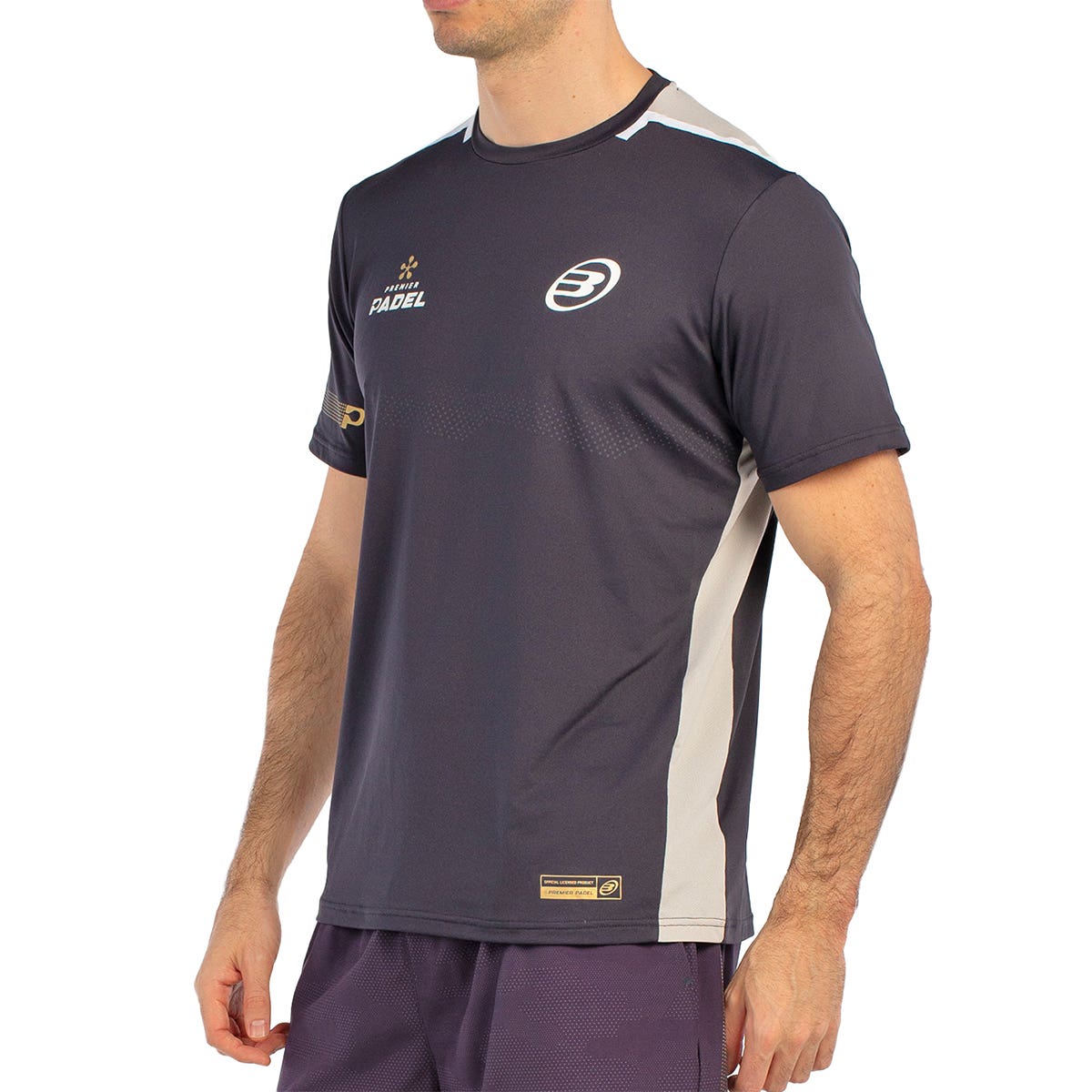 CAMISETA BULLPADEL BRECE GRIS