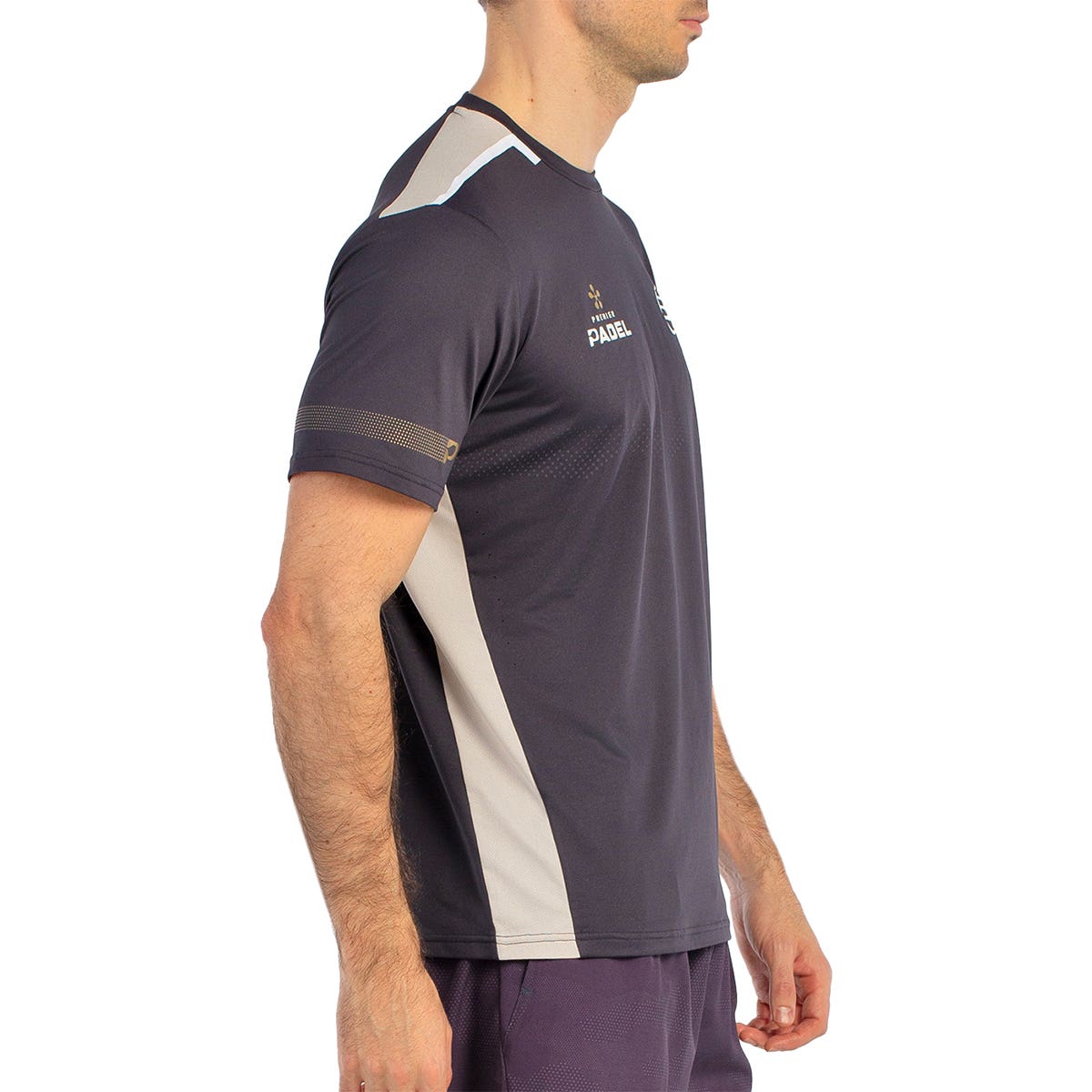 CAMISETA BULLPADEL BRECE GRIS