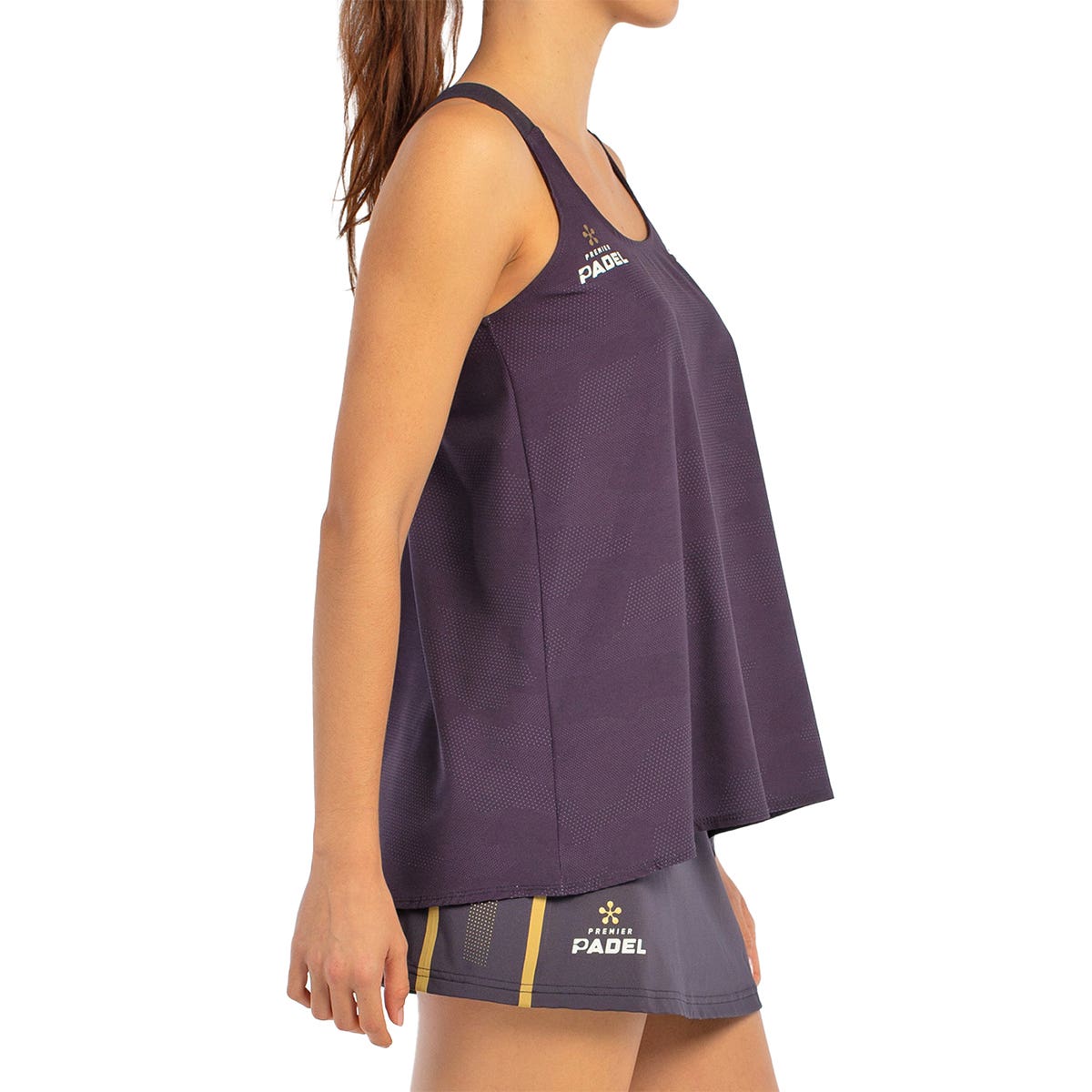 CAMISETA TIRANTES BULLPADEL AGORE MUJER GRIS