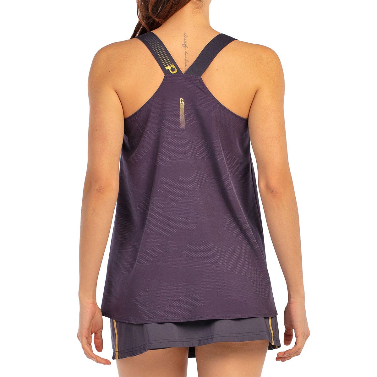 CAMISETA TIRANTES BULLPADEL AGORE MUJER GRIS
