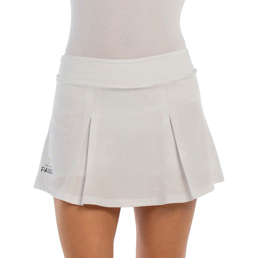 FALDA BÁSICA BULLPADEL ADOSO MUJER BLANCO