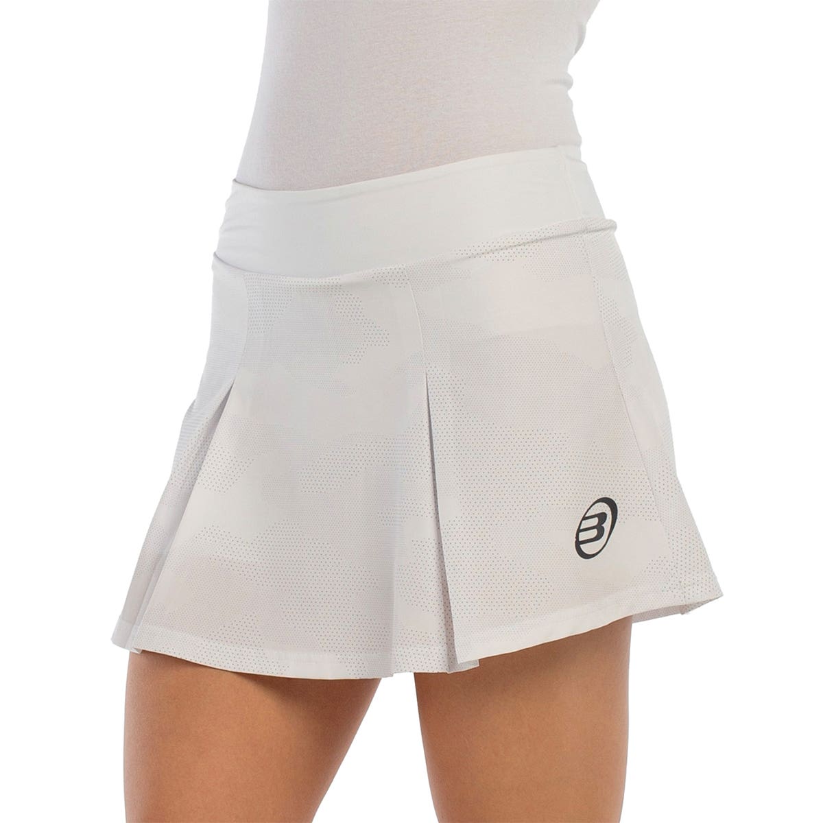 FALDA BÁSICA BULLPADEL ADOSO MUJER BLANCO