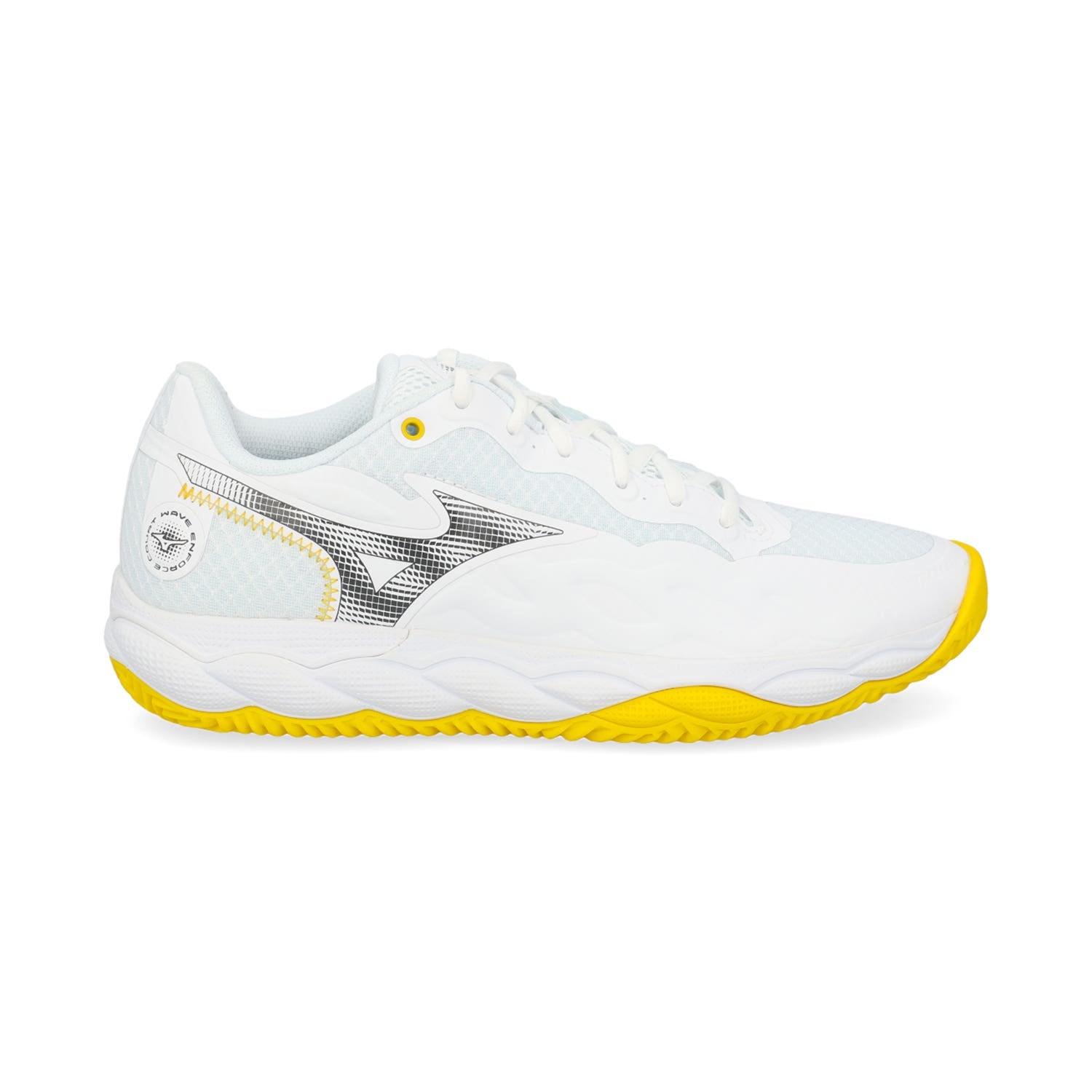 MIZUNO WAVE ENFORCE COURT PADEL 61GB2438 MUJER BLANCO/AMARILLO