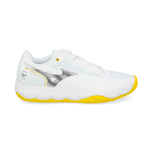 MIZUNO WAVE ENFORCE COURT PADEL 61GB2438 MUJER BLANCO/AMARILLO