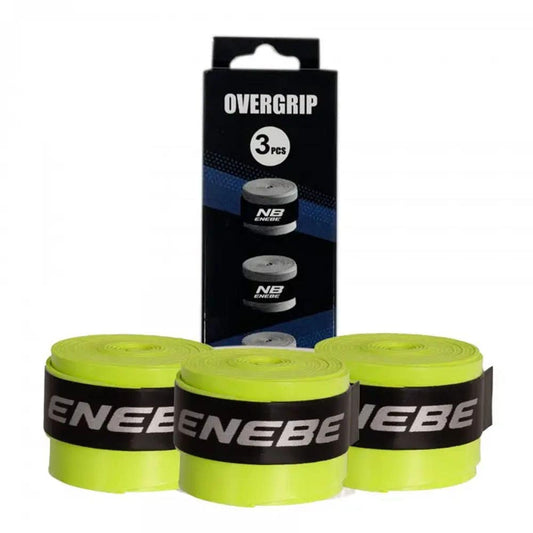 BLISTER 3 OVERGRIPS ENEBE LISOS AMARILLO FLUOR A003777.019
