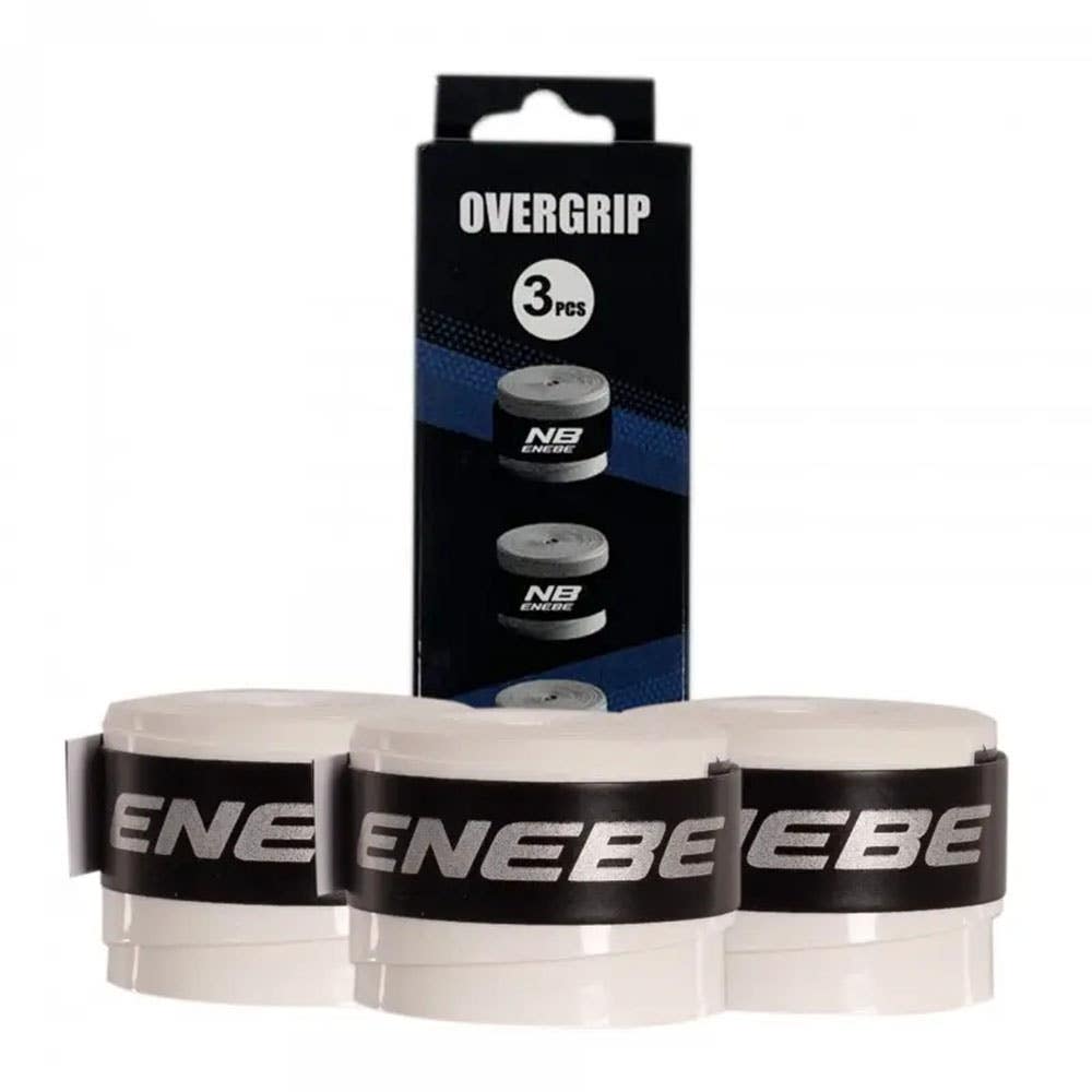 BLISTER 3 OVERGRIPS ENEBE LISOS BLANCOS A003777.002
