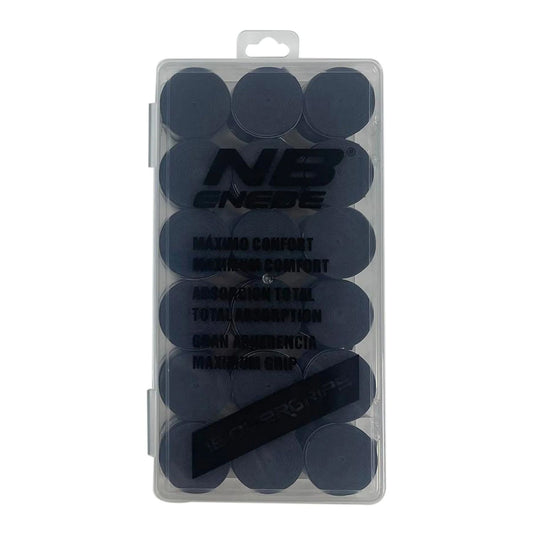 CAJA 18 OVERGRIPS ENEBE LISOS NEGROS A003779.001