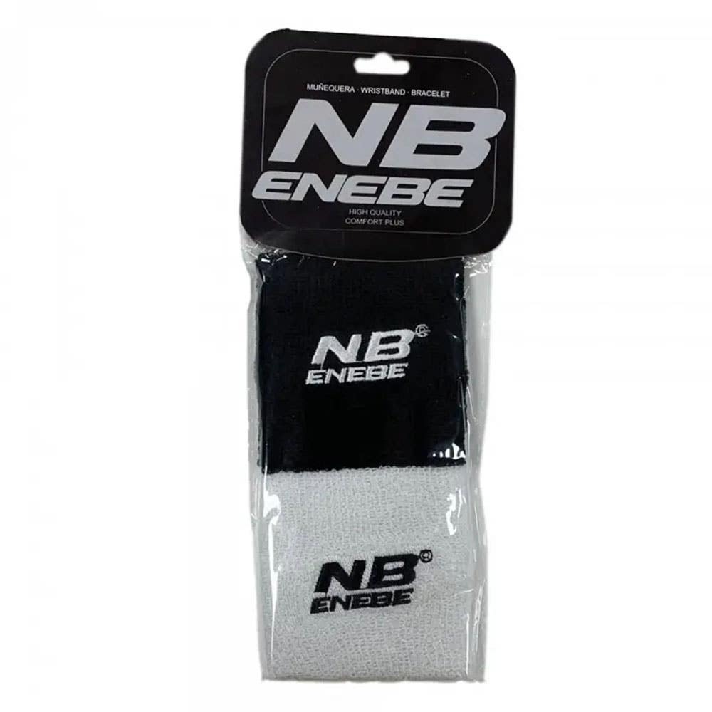 PACK MUÑEQUERAS ENEBE BLANCO NEGRO