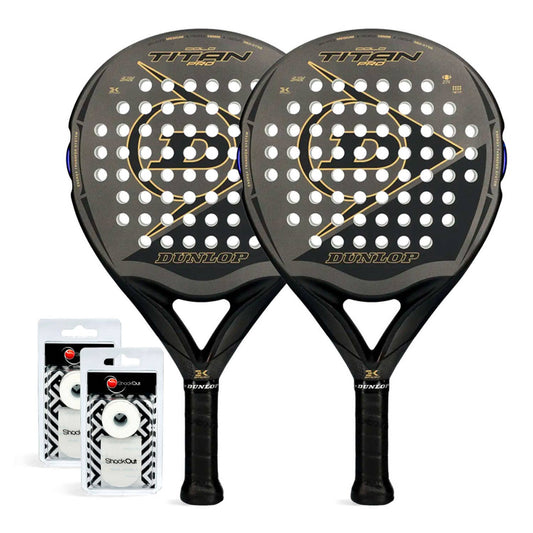 PACK DÚO DUNLOP TITAN PRO GOLD