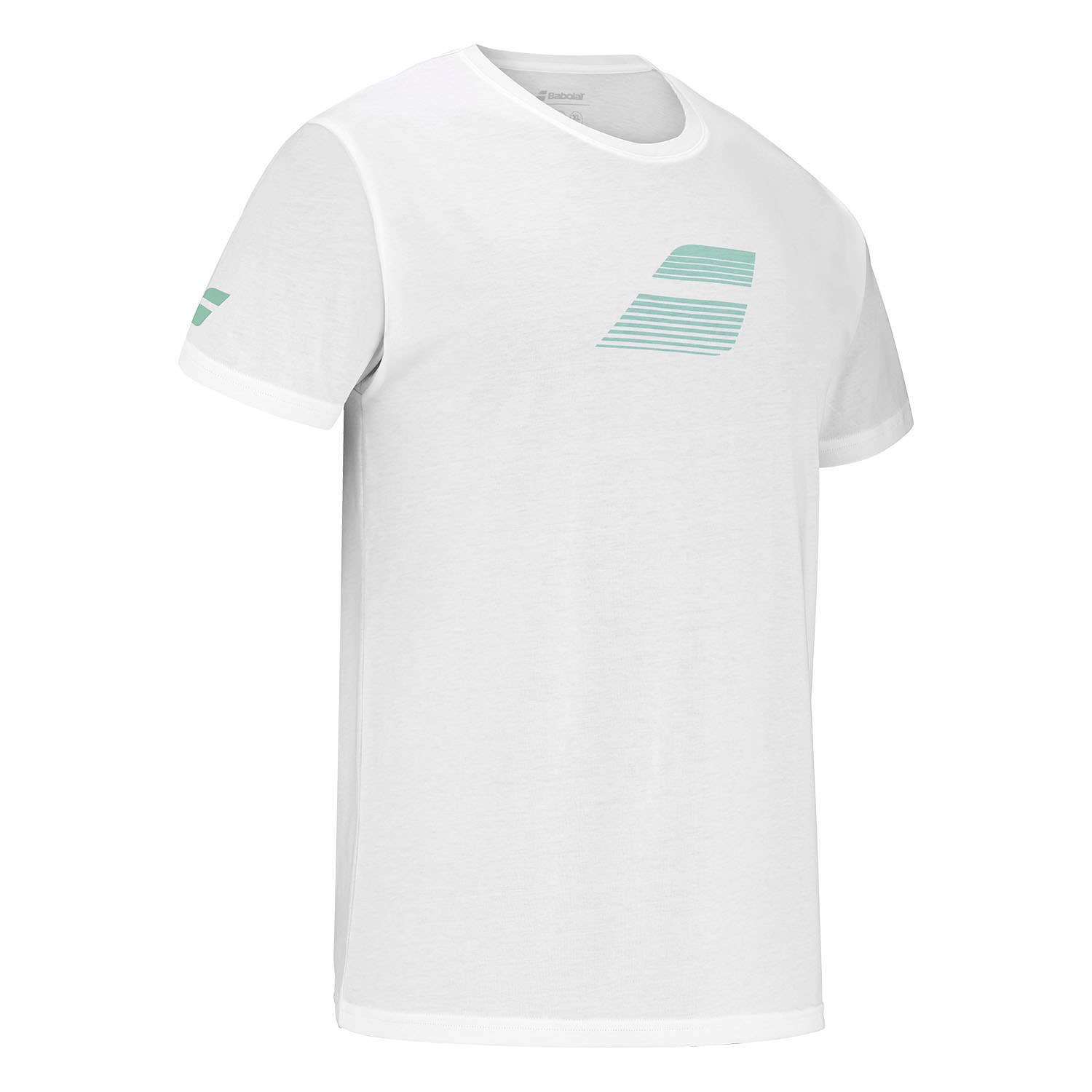 CAMISETA BABOLAT EXERCISE BIG FLAG BLANCO