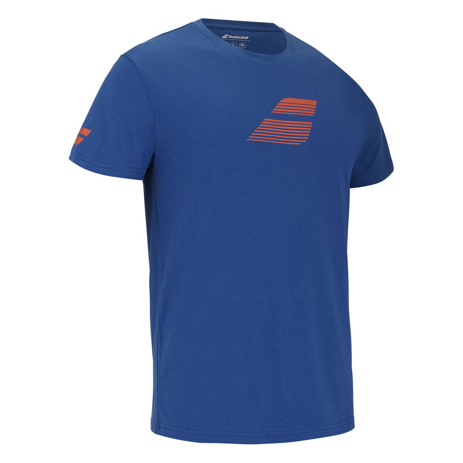 CAMISETA BABOLAT EXERCISE BIG FLAG AZUL OSCURO