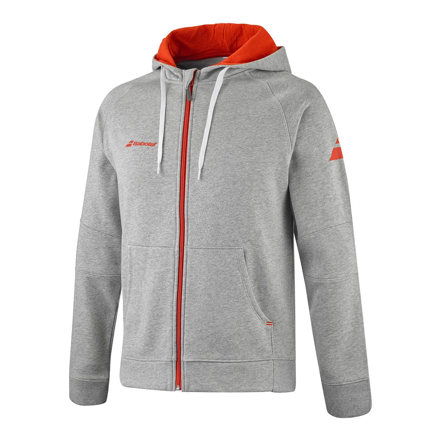 CHAQUETA CON CAPUCHA BABOLAT EXERCISE GRIS