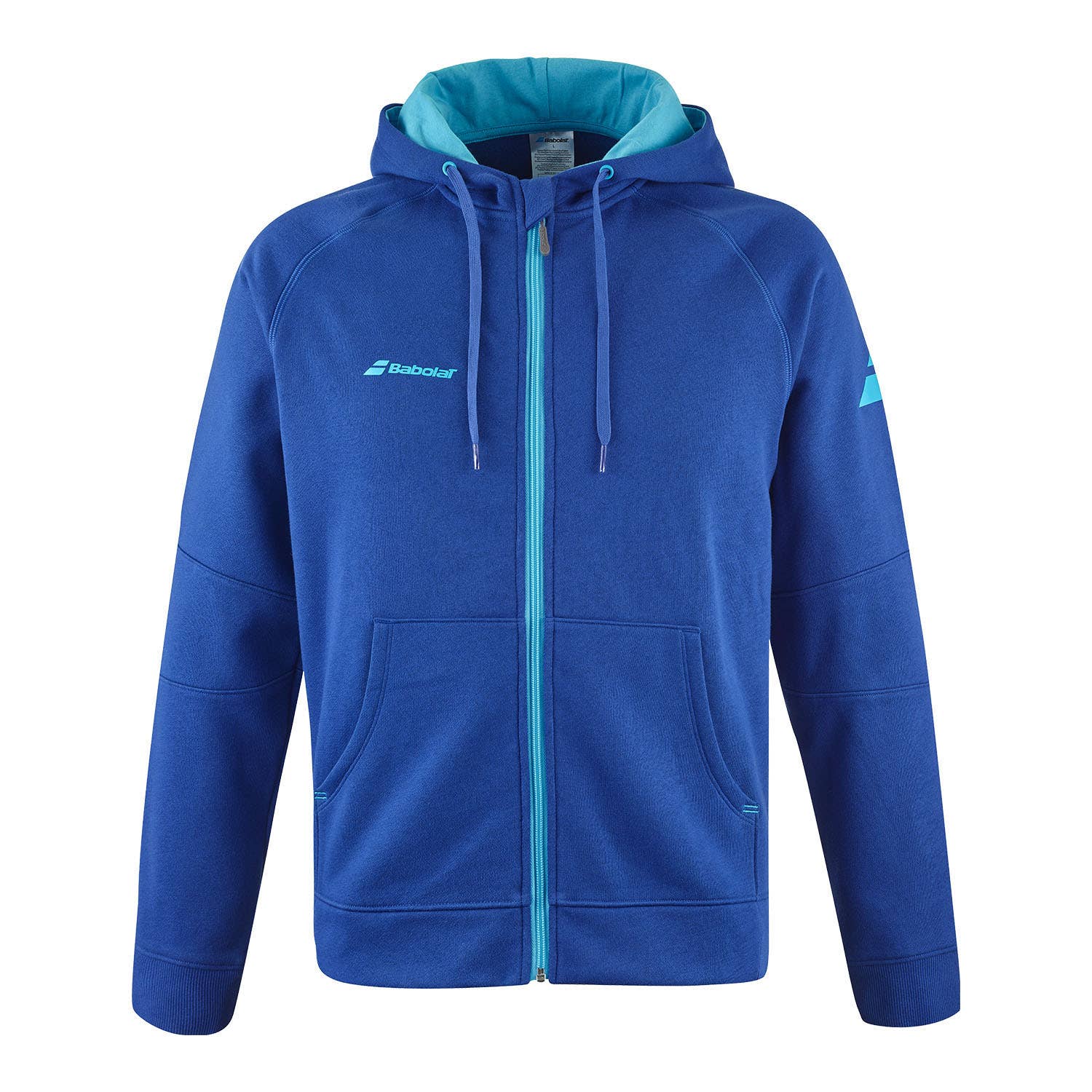 CHAQUETA CON CAPUCHA BABOLAT EXERCISE AZUL