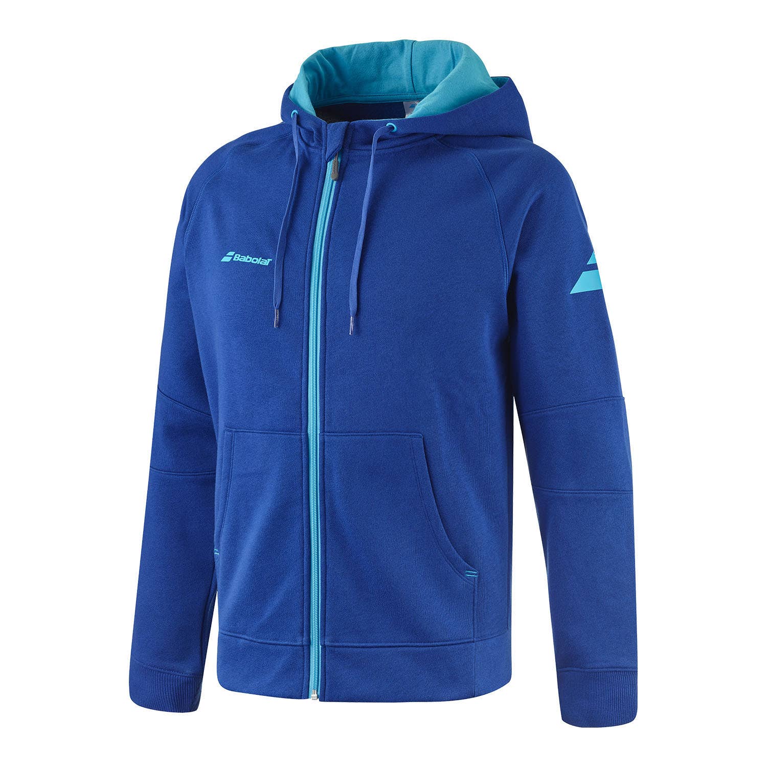 CHAQUETA CON CAPUCHA BABOLAT EXERCISE AZUL