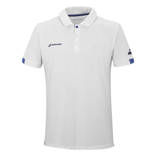 POLO BABOLAT PLAY NIÑO BLANCO