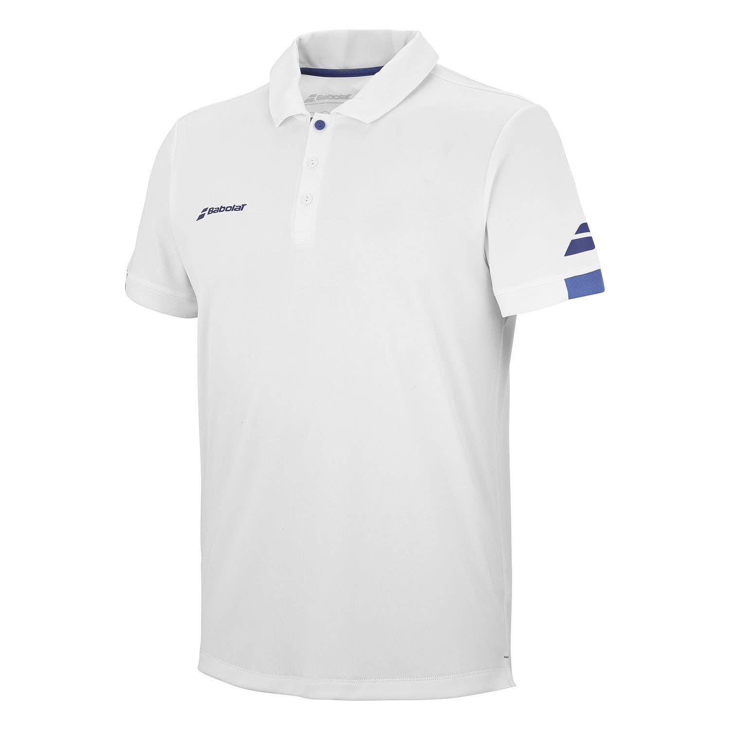 POLO BABOLAT PLAY NIÑO BLANCO