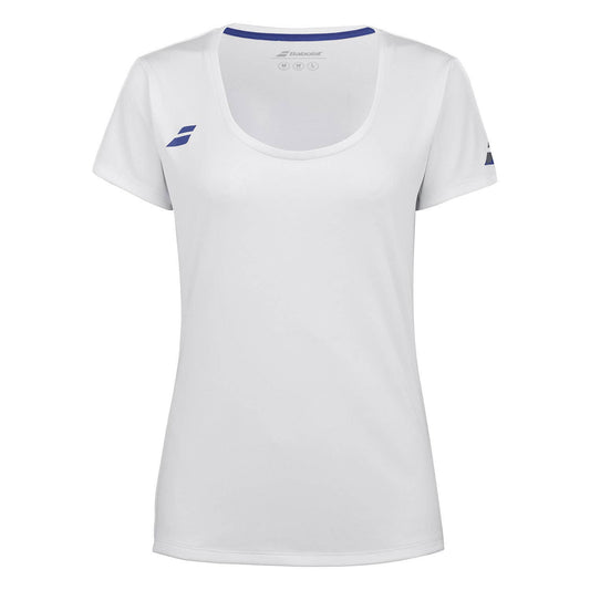 TOP MANGAS BABOLAT PLAY NIÑA BLANCO