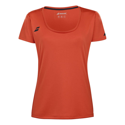 TOP MANGAS BABOLAT PLAY NIÑA ROJO