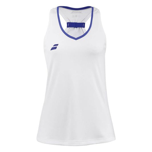 TOP BABOLAT PLAY TANK TOP GIRLS 3GP2071 BLANCO