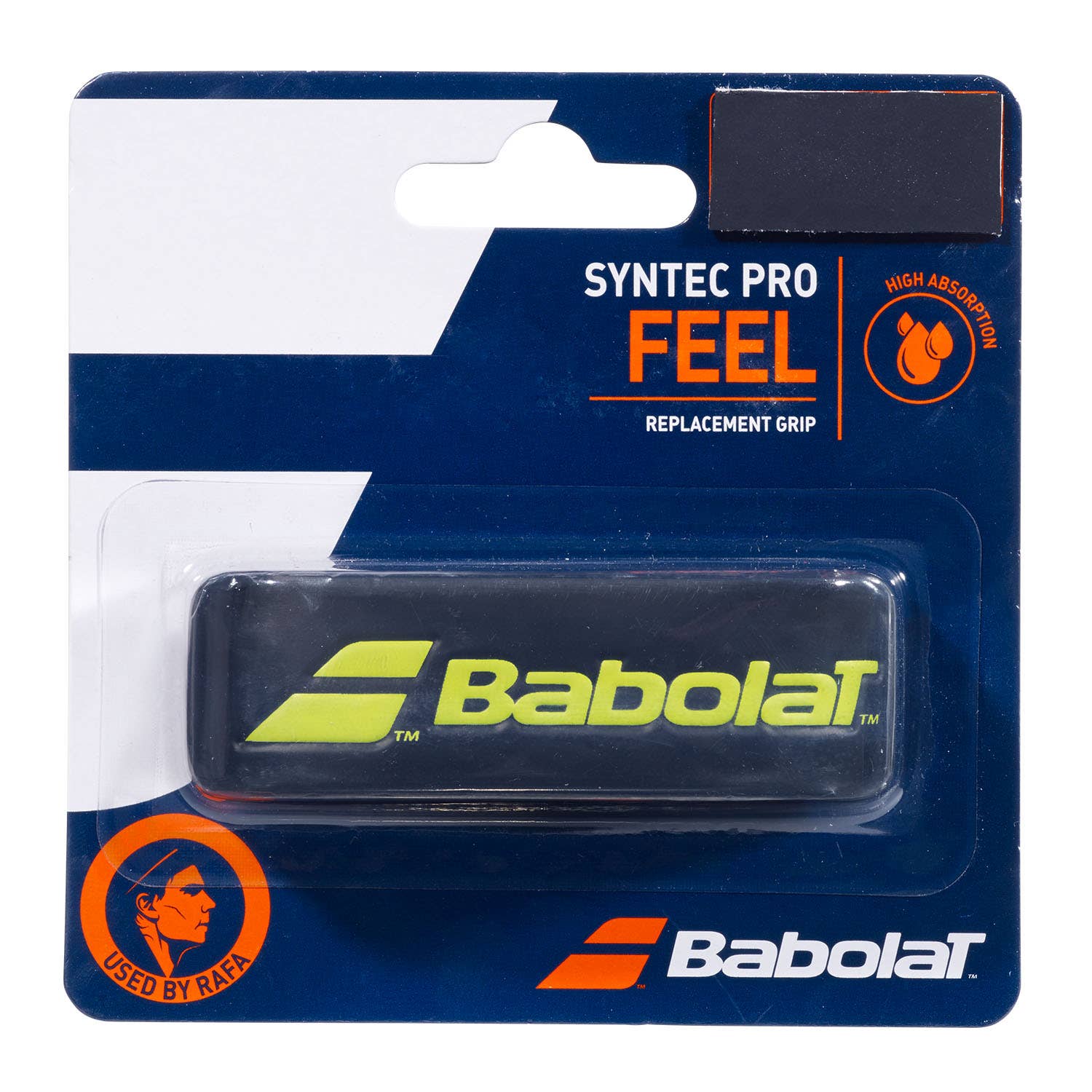 GRIP BABOLAT SYNTEC PRO X NEGRO/AMARILLO