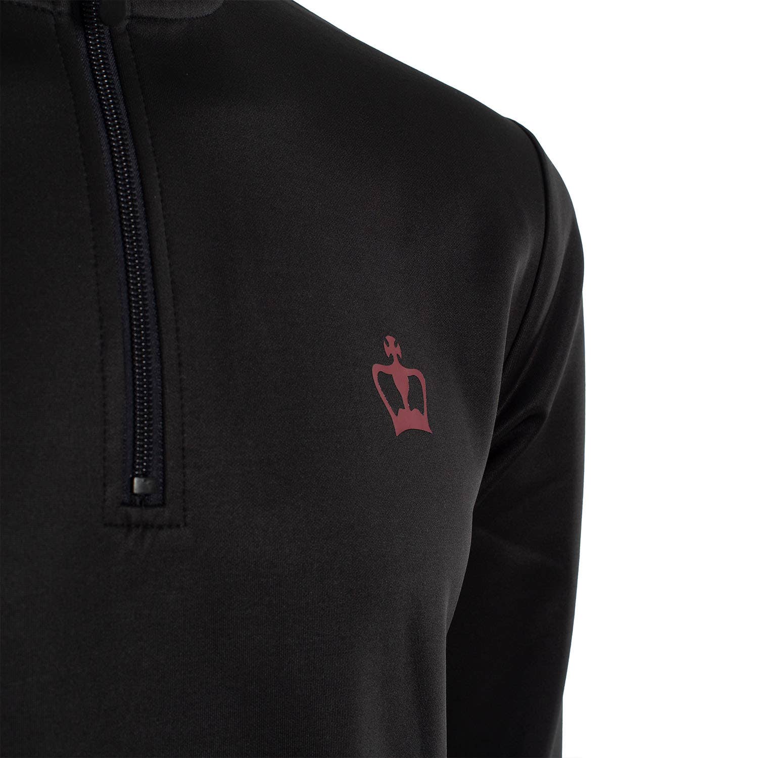 SUDADERA BLACK CROWN ACAPULCO BURDEOS NEGRO