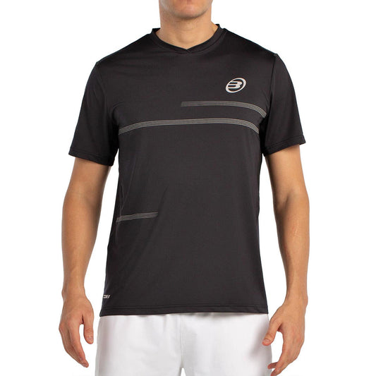 CAMISETA BULLPADEL MONTUNO NEGRO