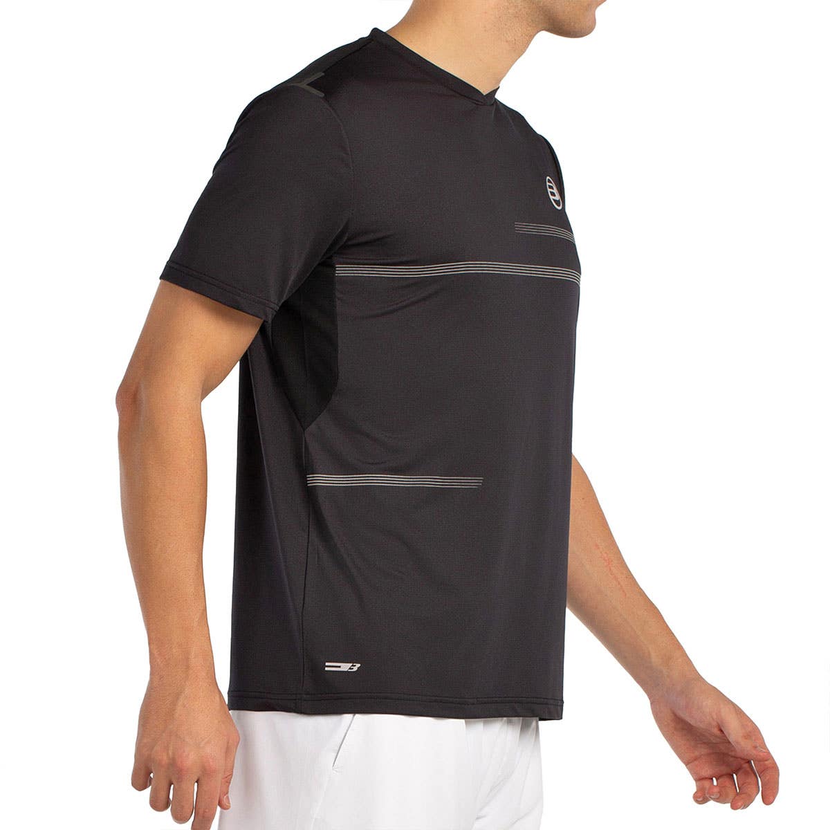 CAMISETA BULLPADEL MONTUNO NEGRO