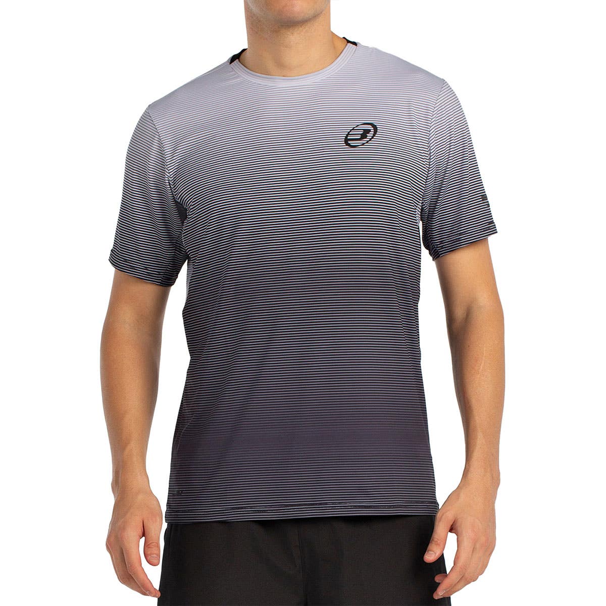 CAMISETA BULLPADEL MÚSICA ANTRACITA